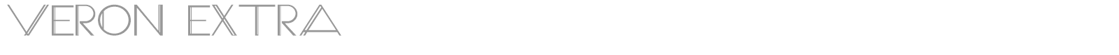 Veron Extra font preview